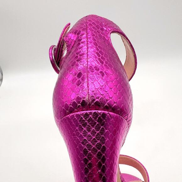 ALDO CASTAGNA Shoes Womens Size 38 Platform Heels Ankle Strap Made in Italy - Picture 15 of 16